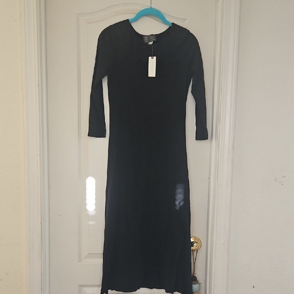 Anthropologie Dresses & Skirts - Anthropologie Black Long Sleeve Dress